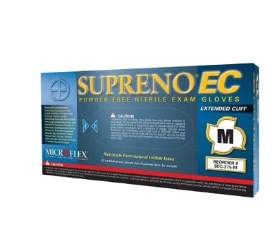 McKesson Nitrile Exam Gloves — Chemo 12" Cuff (50/Box)