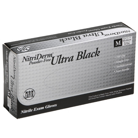 Glove, Exam Ntrl Med N/s Chemoblk (100/bx 10bx/cs) Bx - 100