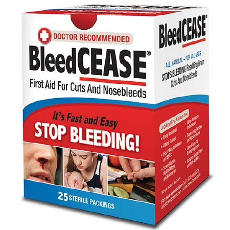Bleedcease, Nosebleed/cut Coags) Bx - 25