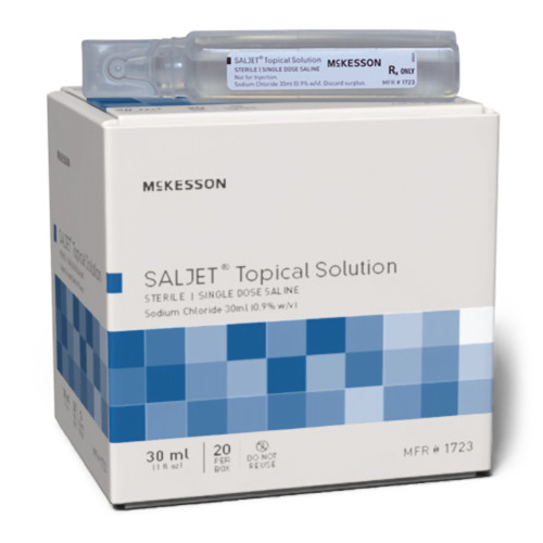 Saljet 0.9% Sodium Chloride, Preservative Free Not for Injection Unit Dose Vial 30 mL