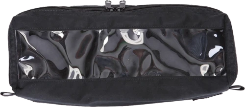 RB Fab Black Pouch with Window