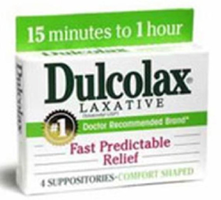 Dulcolax, Supp 10mg (8/bx) Bx - 1