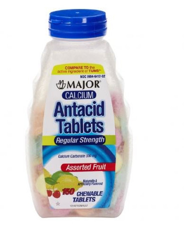 Calcium Antacid, Tab Chew 500mg (150/bt) Bt - 1