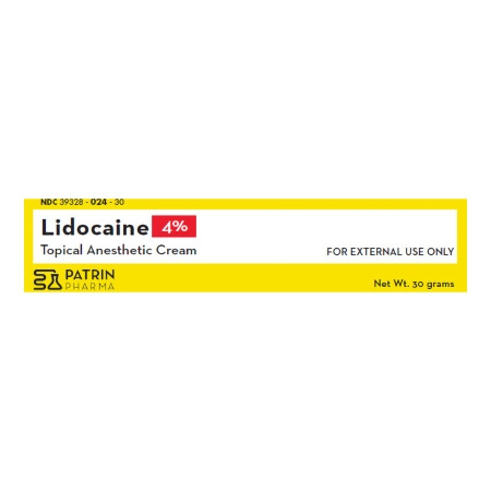 Lidocaine, Crm 4% 30gm Ea - 1