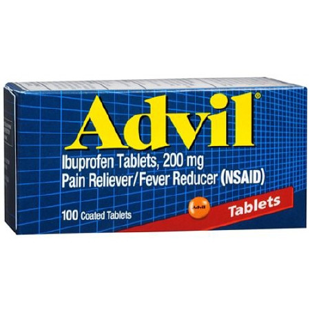 Advil, Tab 200mg (100/bt)     9wyeth Bt - 1