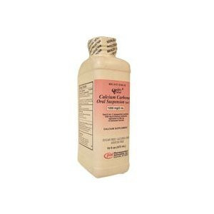 Calc Carb, Susp S/f 500mg/5ml 16oz Bt - 1