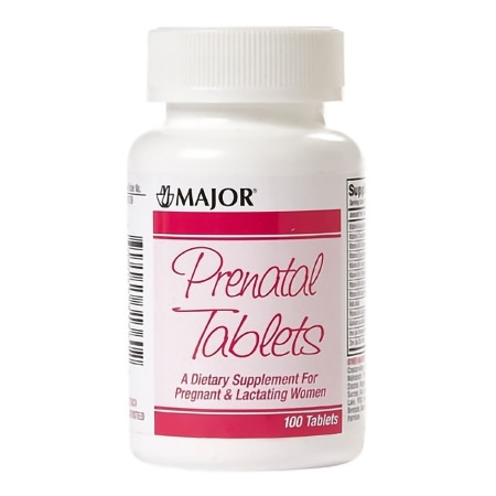 Vitamin, Prenatal Folic Acid (100/bt) Mjphrm Bt - 1