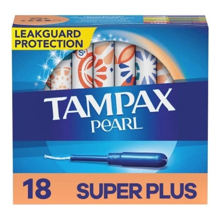 Tampax, Pearl Super Plus (18/bx) Bx - 18