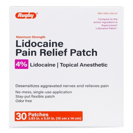Lidocaine Pain Relief, Patch 4% (30/ct) Ct - 30