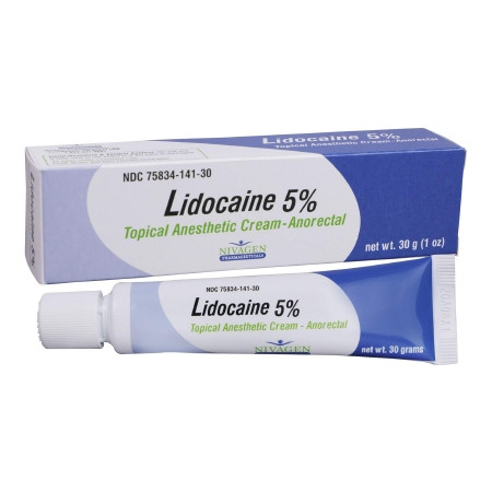 Lidocaine, Crm Anorectal 5% 30gm Ea - 1