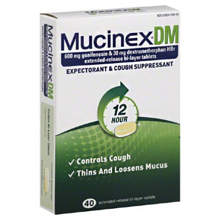 Mucinex Dm, Tab 600-30mg (40/ct) Ct - 40