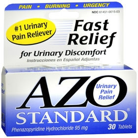 Azo Standard, Tab 95mg (30/bx) Bx - 30