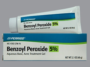 Benzoyl Peroxide, Gel 5% 60gm Ea - 1