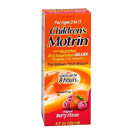 Motrin, Susp Chld 100mg/5ml Berry 4oz Ea - 1
