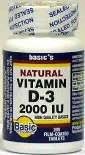 Vitamin D, Tab 2000iu (200/bt) Bt - 1