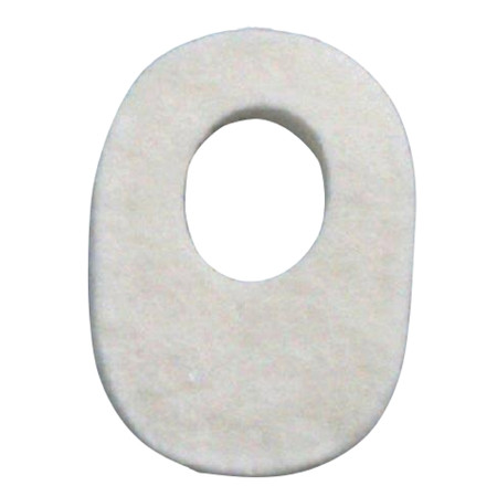 Pedi-pad, Foam Adh Wht #104-1//8" (100/pk 20pk/cs) Pk - 100