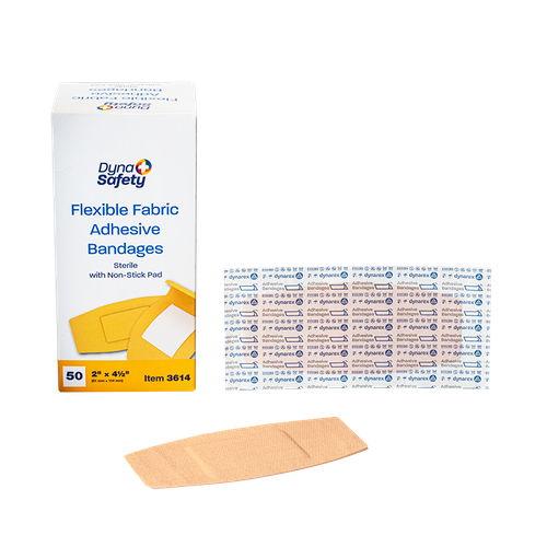 Adhesive Fabric Bandage 2" x 4.5" Sterile Box/50