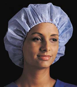 Cap, Bouf Lf Sb 24" Blu (100/bx) Bx - 100