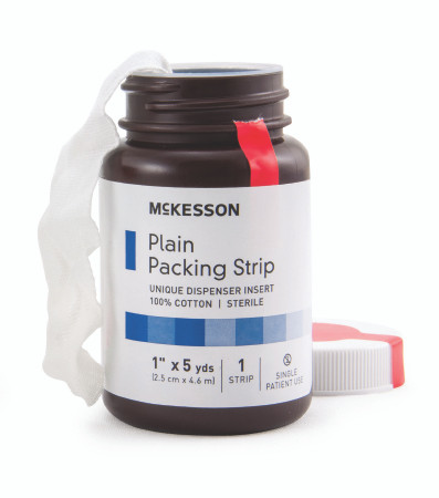 Packing Strip, Plain 1"x5yds Str Lf (12/cs) Bt - 1