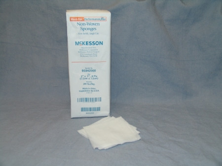 Sponge, N/wovn 3"x3" N/s (200/pk 20pk/cs) Pk - 200