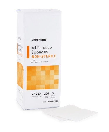 Sponge, Univ N/s 4x4 4ply Lf (200/pk 20pk/cs Pk - 1