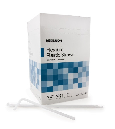 Straw, Plastic Flex Wrap Lf (500/bx 20bx/cs) Bx - 1