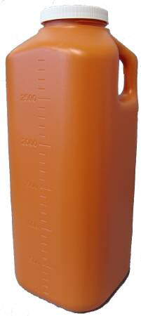 Container, Specimen 24-hr 3000ml Amb W/screw Lid ( Ea - 1