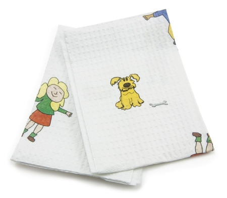 Towel, Pro 2ply/poly Mck Kids Prnt 13x18 (500/cs) Cs - 500