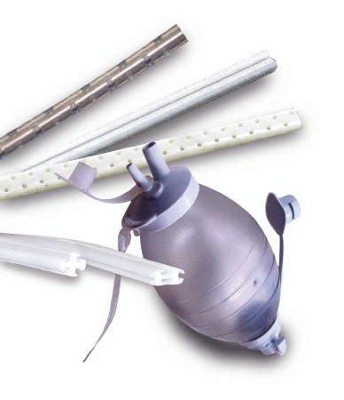Drain, Rnd Full Flutd 15fr (10/cs) Ea - 1