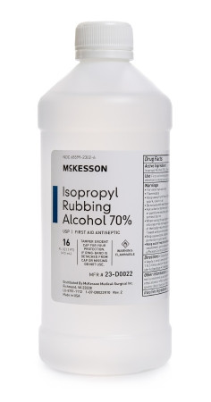 Alcohol, Isopropyl 70% 16oz (12/cs) Pt - 1