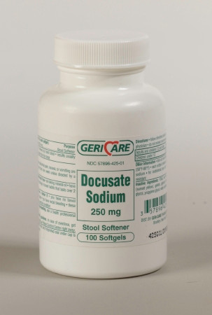 Docusate Sodium, Cap 250mg (100/bt 12bt/cs) Bt - 1