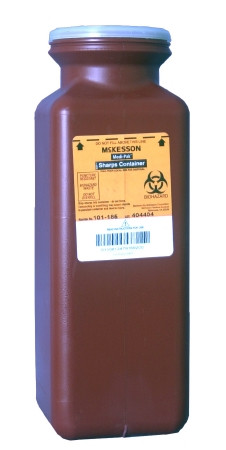 Container, Sharps Tall Tray Red 1.7qt (20/cs) Mgm101 Ea - 1