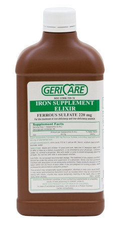 Ferrous Sulfate, Liq 16oz (12/cs) Bt - 1