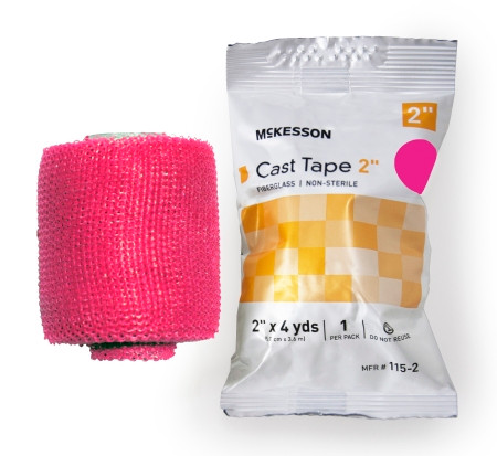 Tape, Cast Pnk Lf 2"x4yds (10rl/bx) Bx - 10