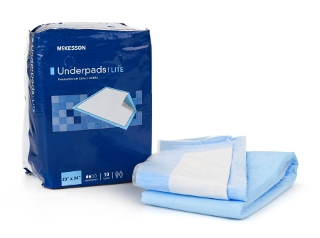 Underpad, Lt  Dry 23          X36 (10/bg 12bg/cs) Bg - 10