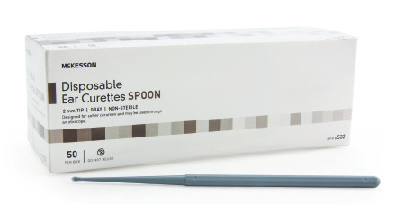 Curette, Ear Spoon Gry 2mm (50/bx 10bx/cs) Bx - 1