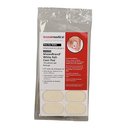 Pedi-pad, Adh Felt Rp 101a 1/8" (10/pk 48pk/cs) Pk - 10