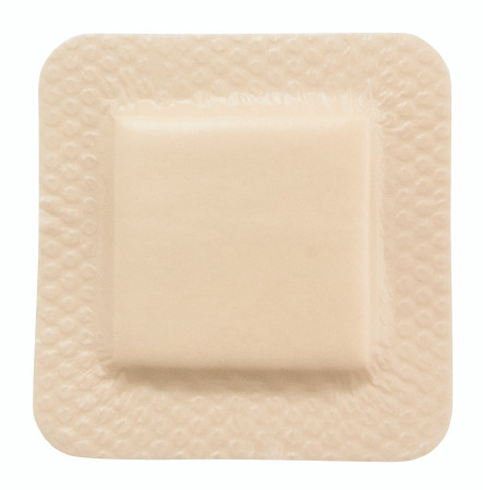 Foam, Adh Sil Lt W/border 3"x3" (10/bx 20bx/cs) Bx - 10