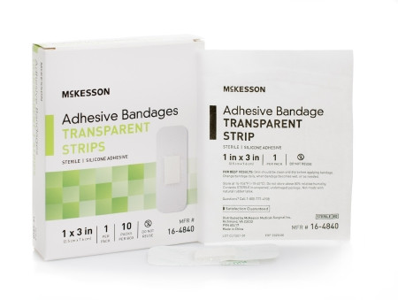Bandage, Adhsv Shr Silicone Strip 1" X 3" (10/bx 32bx/cs) Bx - 10