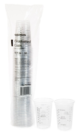 Cup, Drinking Grad Pete Clr 10oz (50/sl 20sl/cs) Sl - 50