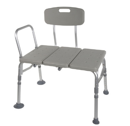 Bench, Transfer W/back Aluminum Frame 400lb Ea - 1