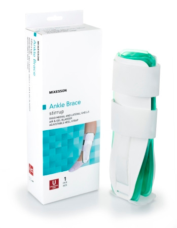 Ankle Brace, Air Stirrup Gel Universal Reg 10" Ea - 1