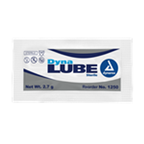 DynaLube Lubricating Jelly Sterile - 2.7 g packet Box/144