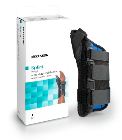 Wrist Splint, W/abducted Thumbrt Lg 8.5" Ea - 1