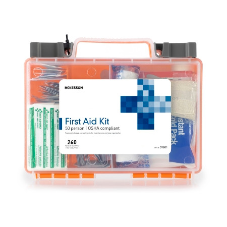 First Aid Kit, 50 Person Plastic (12kt/cs) Kt - 1