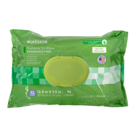 Wipe, Wet Flushable Xl Unscntdsft Pk W/lid (96/pk 6pk/cs) Pk - 96