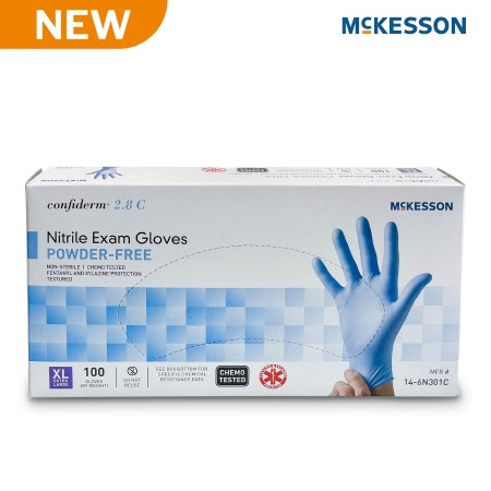 Glove, Exam Nitrl Xlg N/s Confiderm 2.8c (100/bx 10bx/cs) Bx - 100