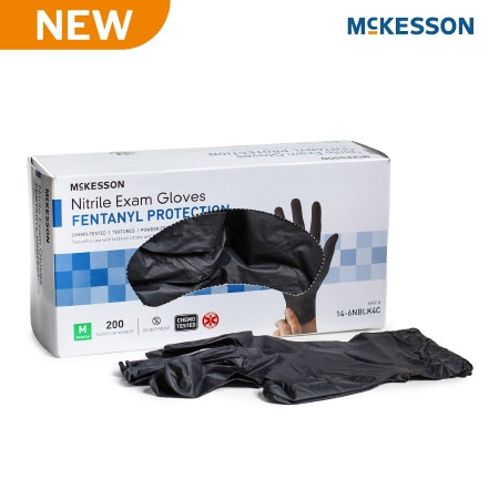 Glove, Exam Ntrl Med N/s Chemo Blk (200/bx 10bx/cs) Bx - 200