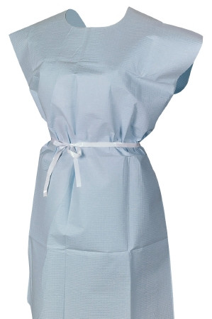 Gown, Exam T/p/t F/b Opn Blu 30x42 (50cs) Cs - 50