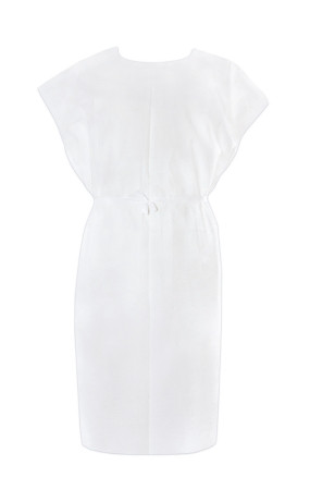 Gown, Exam T/p/t Wht 30x42 (50/cs) Cs - 50
